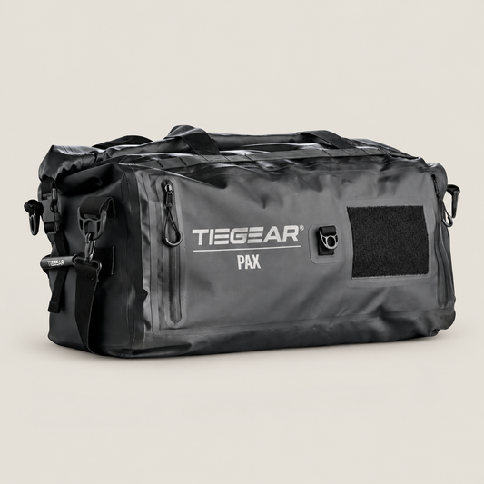 TIEGEAR HYDRO 60 on warm stone background