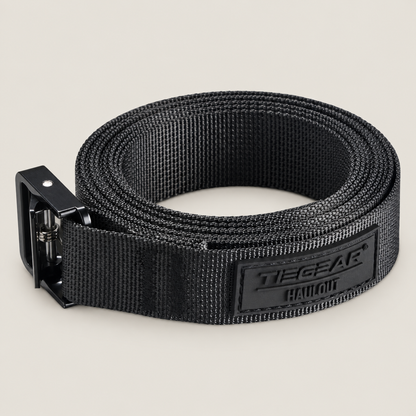TIEGEAR NEXA MAX MIDNIGHT on warm stone background