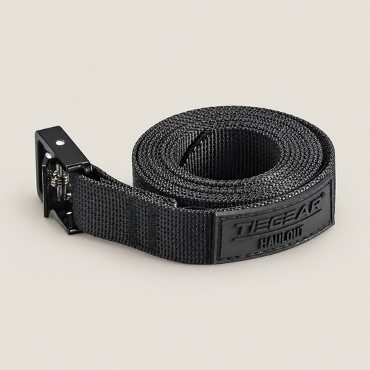 TIEGEAR NEXA MINI MIDNIGHT on warm stone background