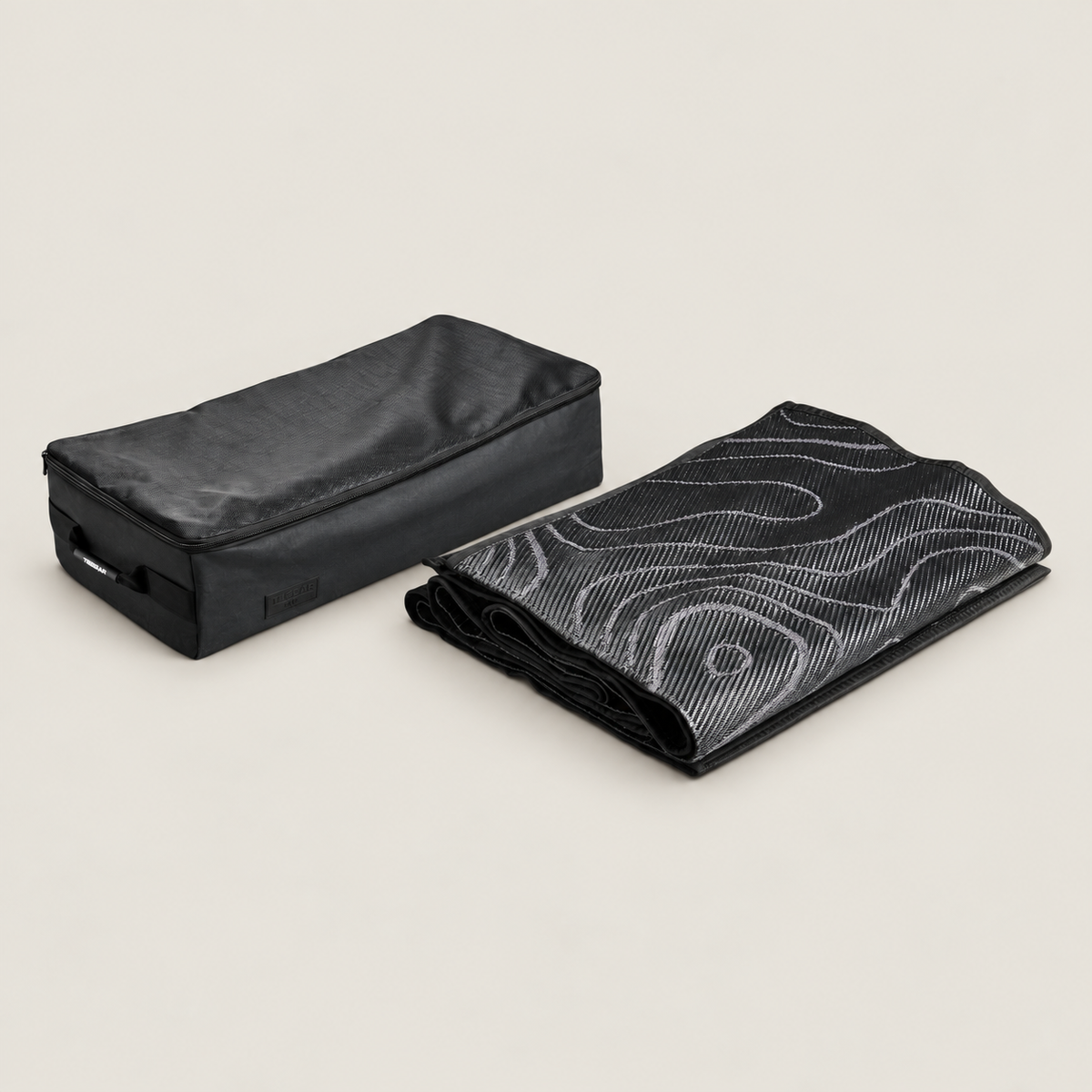 TIEGEAR Terra Mat 5m x 2.4m on warm light stone background